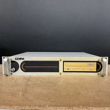 Glyph SCSI Rack & Plextor Drive Plexwriter 16/10/40A - Untested No Cable