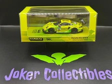 Tarmac Works ixo Models Hobby64 Porsche 911 GT3 R #91 DTM 2023 Champion Yellow