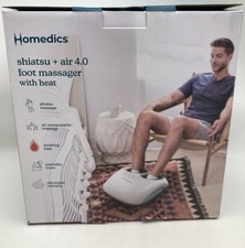 Homedics Shiatsu Air 4.0 Foot Massager with Heat Deep Kneading Foot Spa NWOB