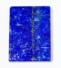 77 Ct 5X27X37 mm Natural Blue Lapis Lazuli Rectangle Cabochon Gemstone KM-793