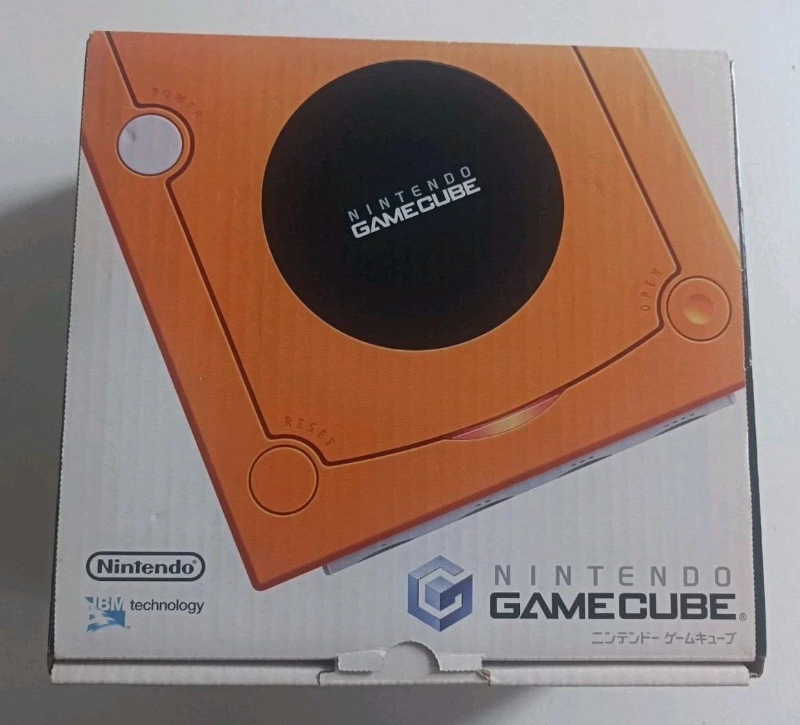 Console Nintendo Game Cube - Orange -jap en boite avec notice serial matching
