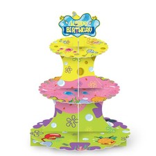 SpongeBob Party Decoration Birthday Cake Stand Kid Party Supplies Cupcake Topper