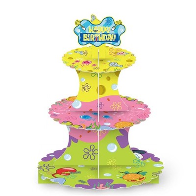 SpongeBob Tortenständer Kuchenständer Geburtstags Sponge Bob Kinder Deko Party