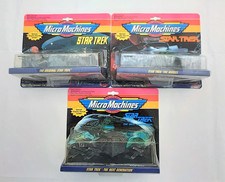 STAR TREK GALOOB MICRO MACHINES - FULL SET OF VINTAGE FIRST EDITION 3 PACKS -NEW