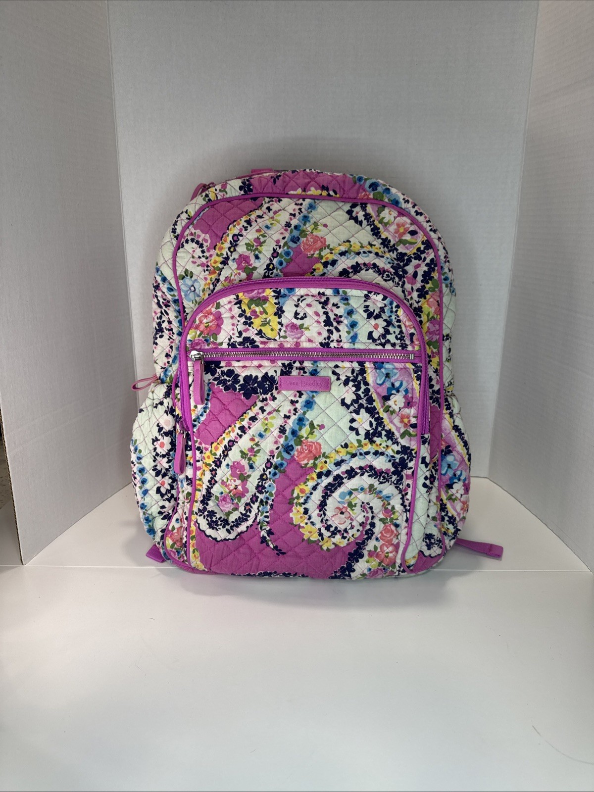 Vera Bradley VBE18 Wildflower Paisley  Iconic Campus Backpac