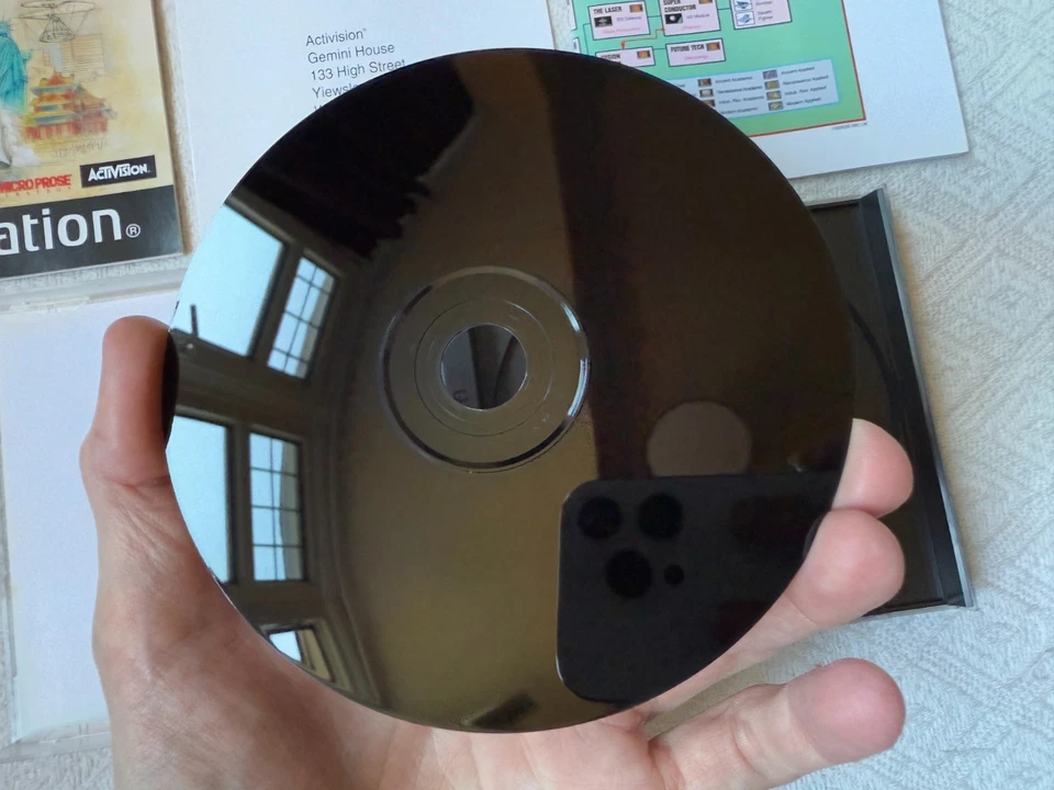 Civilization II PS1 - UK PAL VGC CIB with Reg & Technology Tree - Tracked - Image 4 of 4