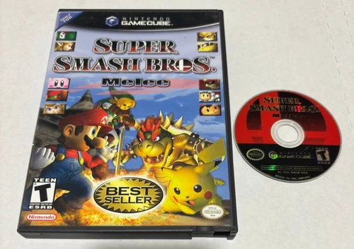 Super Smash Bros Melee (Nintendo GameCube, 2001) TESTED COMPLETE