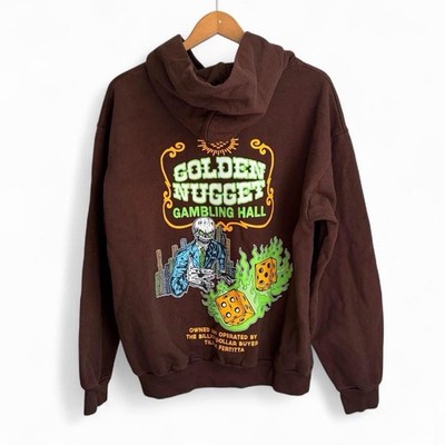 Warren Lotas Las Vegas Golden Nugget Men s L Baggy Streetwear Hoodie