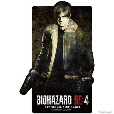 CAPCOM x B-Side Label Sticker BIOHAZARD RESIDENT EVIL Leon S Kennedy RE4