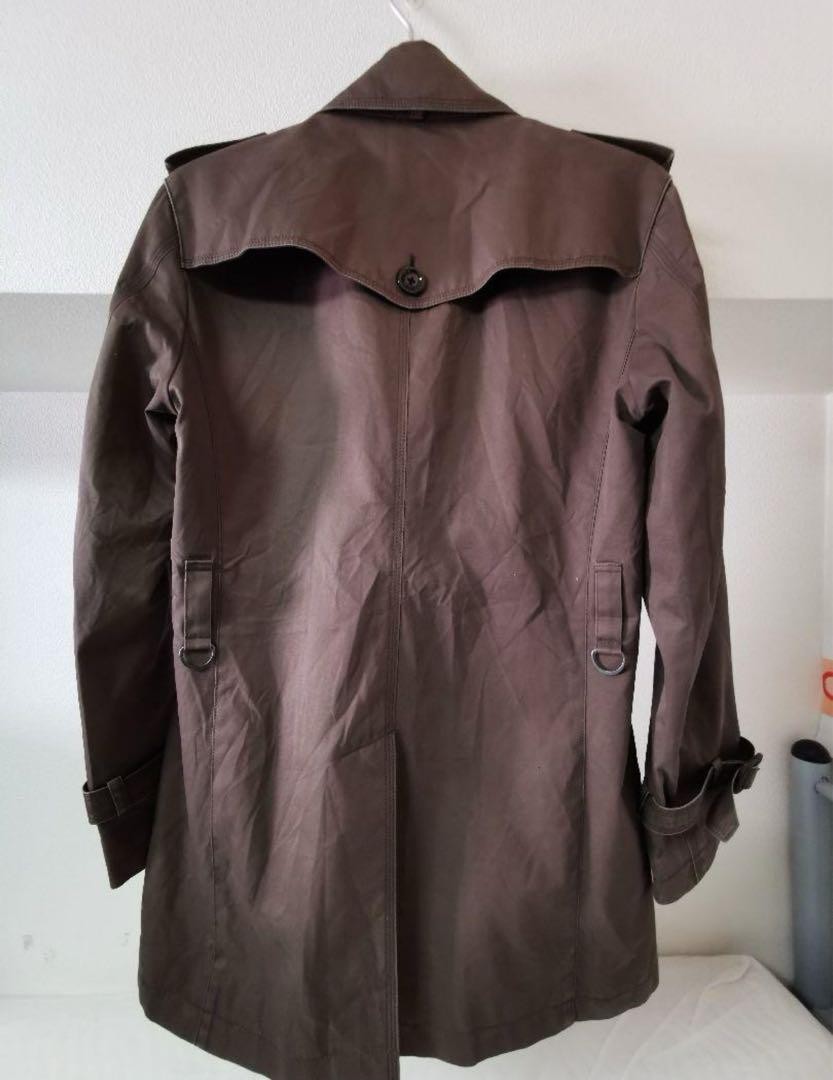 Burberry Black Label Plain Coat Long-sleeves Brown Cotton Size S For Men thumbnail 22