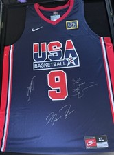 MICHAEL JORDAN, LeBRON JAMES, KOBE BRYANT SIGNED JERSEY