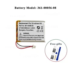 900mAh New Battery 361-00056-08 For Garmin DriveSmart 5 55 61 65 71 GPS + TOOL