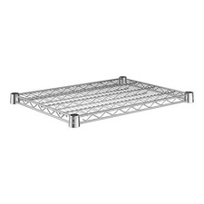 (2 Pack) Chrome Commercial Wire Shelving Sections 18" Depth 8 Sizes  NSF Rated
