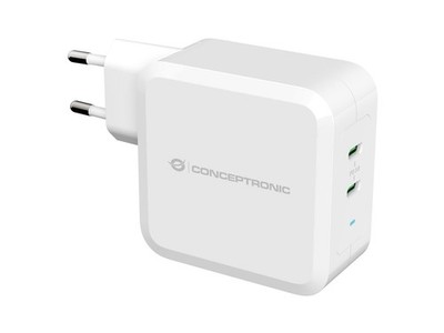 Conceptronic ALTHEA - Netzteil - 100 Watt - PD 3.0 - 2 Ausgabeanschlussstellen (