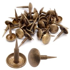 Piutouyar Bronze Upholstery Tacks, Decorative Tack, Furniture Tacks Pins 8Mm X 1
