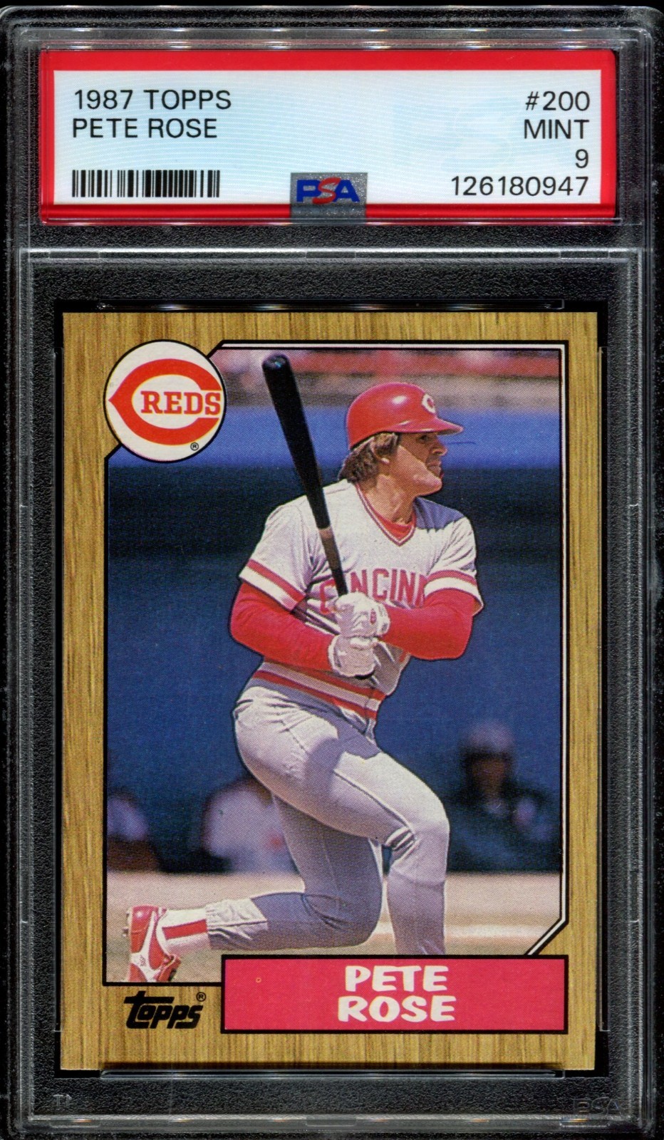 1987 Topps Pete Rose #200 PSA 9