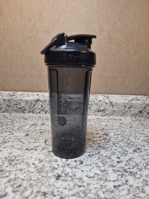 BlenderBottle Classic V2 Bottle - 28oz Translucent Gray with Black Lid no spring