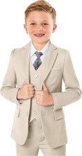 Boys  Formal Suit 5 Piece Set, Toddler Tuxedos for Wedding, Suits for Teens Boy