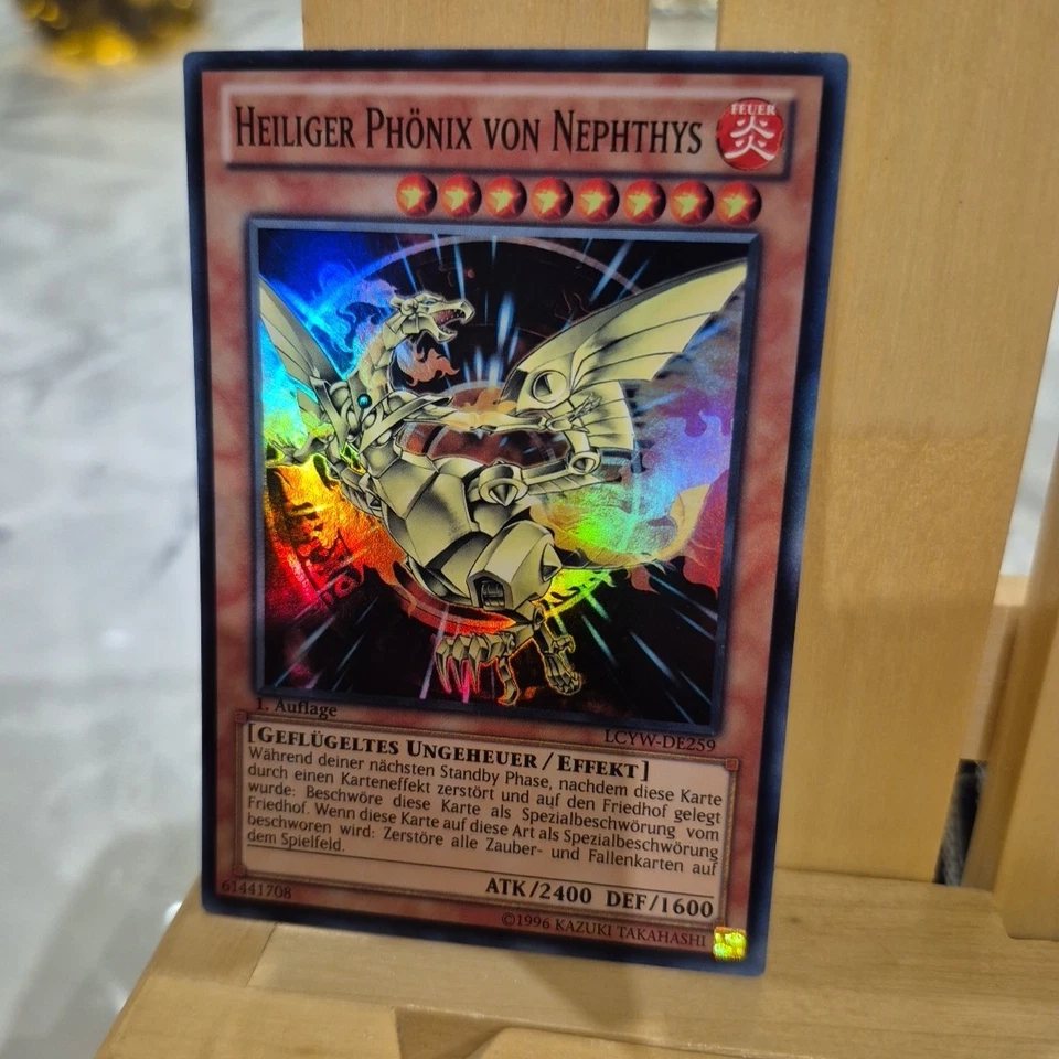 Yu-Gi-Oh Heiliger Phönix von Nephthys LCYW-DE259 Super Rare 1.Auflage - Bild 2 von 2