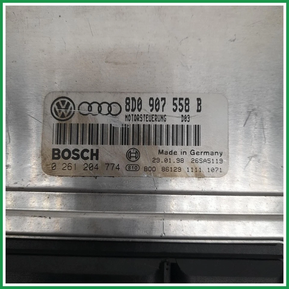 Centralina Motore Iniezione Bosch 0261204774 Audi A4 8D2 8D0907558B 1999 2000   - Immagine 4 di 4