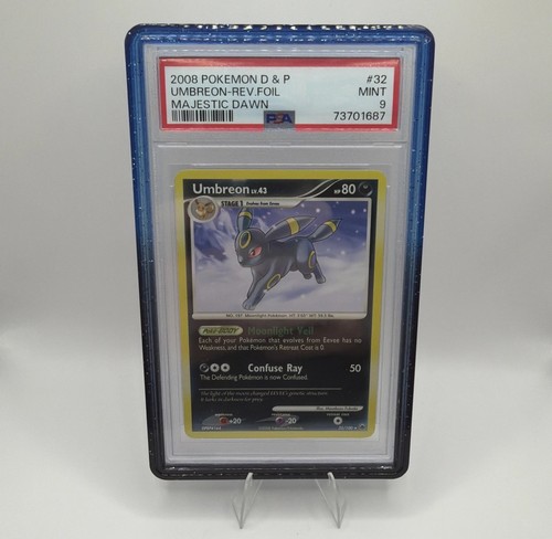 Pokemon Umbreon Reverse Holo Majestic Dawn 32/100 PSA 9 Mint