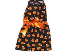 Halloween Candy Corn Dress Dog Puppy Teacup Pet Apparel Clothes 4xs - Large