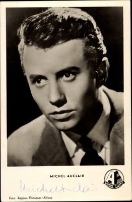 Ak Schauspieler Michel Auclair, Portrait, Autogramm - 4028988
