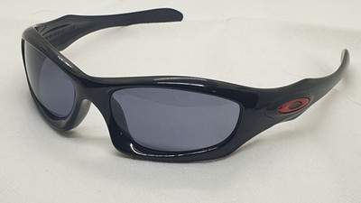 Oakley Monster Dog Black Polished Frame with Red Logos. Made
