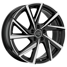 ALUFELGE MSW MSW 80-5 FUR AUDI TT COUPE 7X17 5X112 GLOSS BLACK FULL POLISHED 4OO