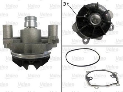 Wasserpumpe VALEO für NISSAN OPEL RENAULT Master Vel 2.0-2.5L 2000-