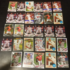 Lot of 17 Andres Gimenez Baseball Cards - Base, RCs, Yellow Mosaic Reactive