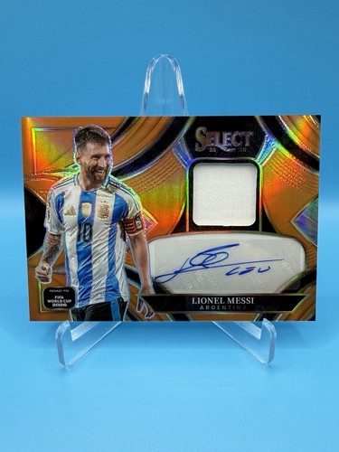 2025-26 Select Road FIFA World Cup Lionel Messi Auto Jersey # 1/1 Orange 10/49