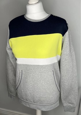 Kinder Jungen Teens Designer Sweatshirt Hugo Boss Grau Marine Pullover Oberteil 16 Jahre