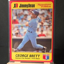 MSA 1991 Jimmy Dean George Brett #12 Kansas City Royals Baseball Card