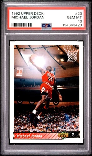1992 UPPER DECK #23 MICHAEL JORDAN PSA 10