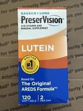Bausch & Lomb PreserVision AREDS Lutein Eye supplement 120 Softgels 09/26