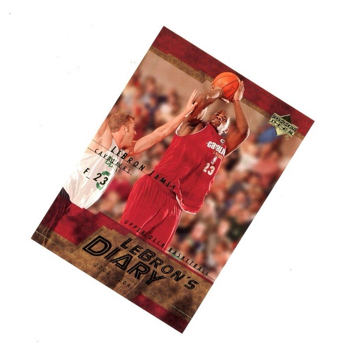 2003 Upper Deck LEBRON JAMES DIARY ROOKIE RC! Cleveland Cavs LJ7 