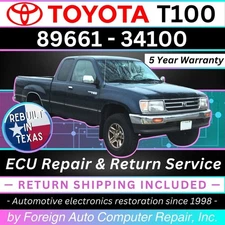 89661-34100 T100 Toyota ECU Repair Service - Quick Quality Service, 5Yr Warranty
