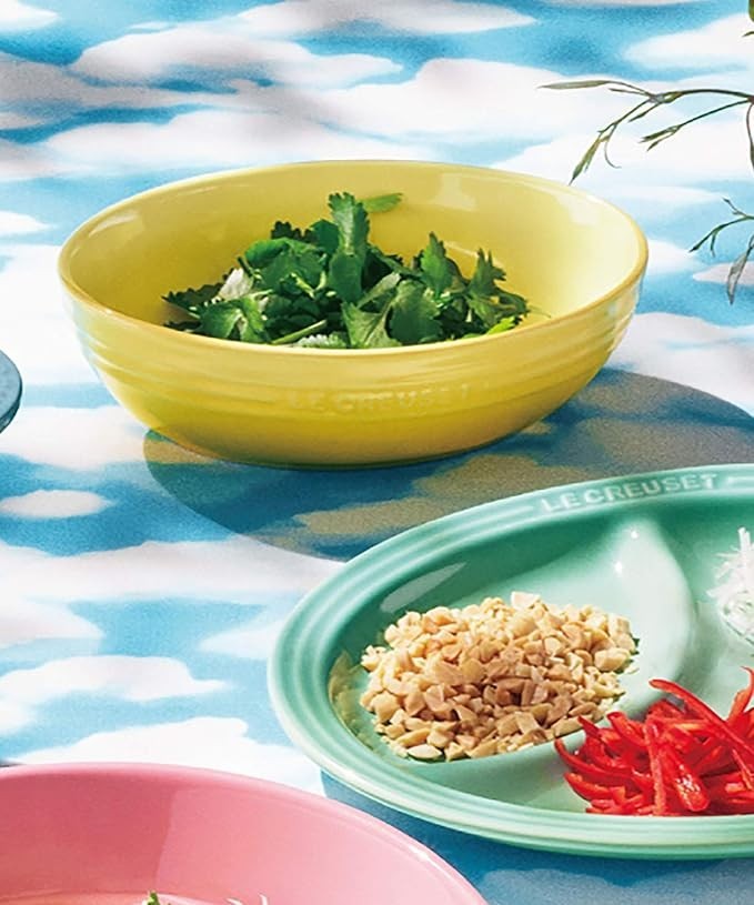 Le Creuset Oval Serving Bowl Dish 17cm Soleil Stoneware Oven