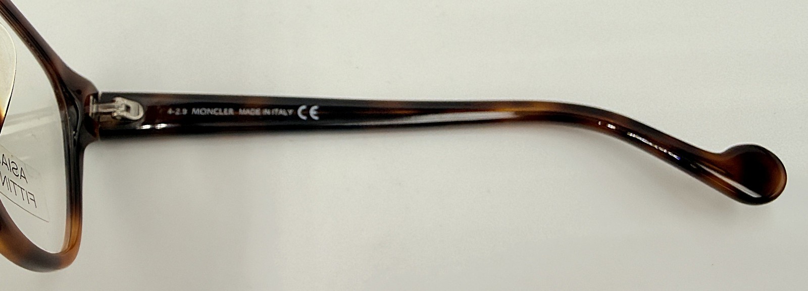 Authentic MONCLER ML5065-F 052 Dark Havana Square Demo Lens Eyeglasses - 53 mm thumbnail 5