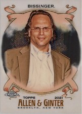 2021 Topps Allen and Ginter Chrome #262 Buzz Bissinger - BB
