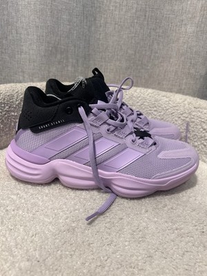 New Adidas Court Stabil Women s Size 5 Purple Volleyball Indoor Shoes JP9832