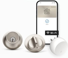 Level Lock WiFi Deadbolt Smart Lock Smallest Smart Lock Plus SATIN NICKEL