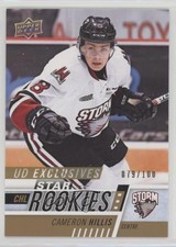 2017-18 Upper Deck CHL Star Rookies Exclusives 79/100 Cameron Hillis #352 1zm