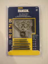 NEW Irwin HANSON 12pc Metric All Purpose Metric Tap Die Set- 1765541