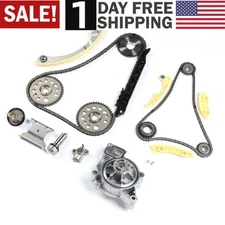 Timing Chain kit Water Pump Thermostat For 2000-2010 Chevy Malibu Pontiac Saturn