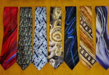 7 JERRY GARCIA / GRATEFUL DEAD  batch 15  MENS TIES  60" FULL COLOR WARDROBE