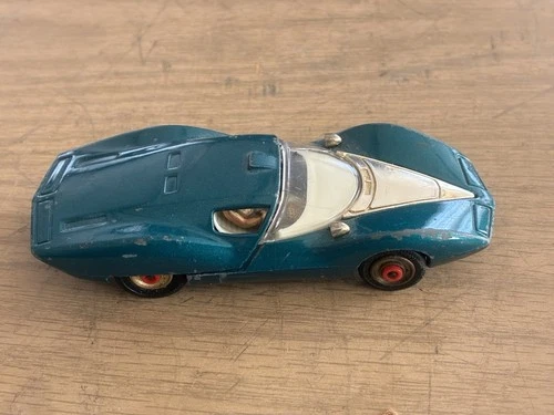 VTG 1969 Corgi 347 Chevy Astro 1 Experimental Car Blue wRed Spot Wheels 1:43