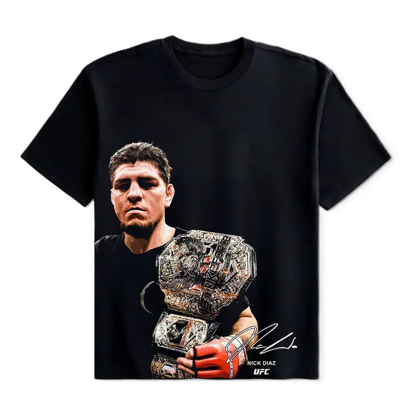 Nick Diaz UFC Fighters Tee, UFC Fighters T Shirt, Graphic T-Shirt