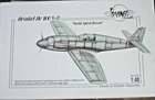 Heinkel He 100 V-8 Beautiful World Speed Record 1939 Planet Models 1/48